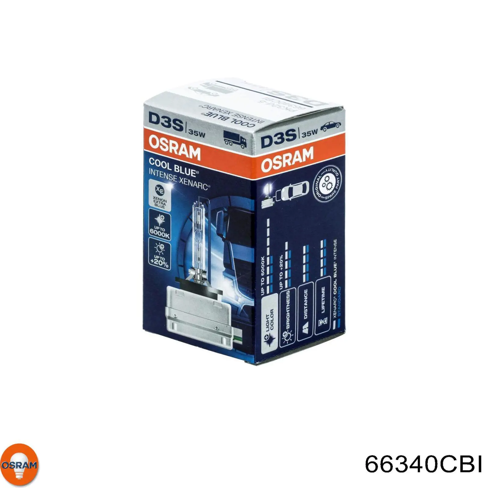 Купити 66340CBI Osram Лампочка ксеноновая