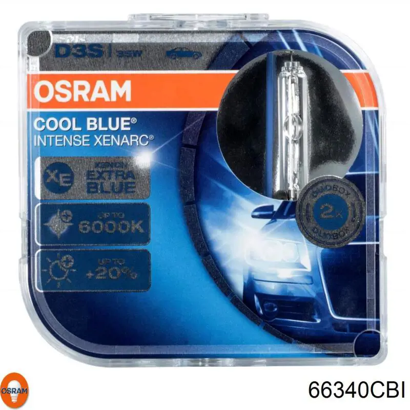 Лампочка ксеноновая 66340CBI Osram