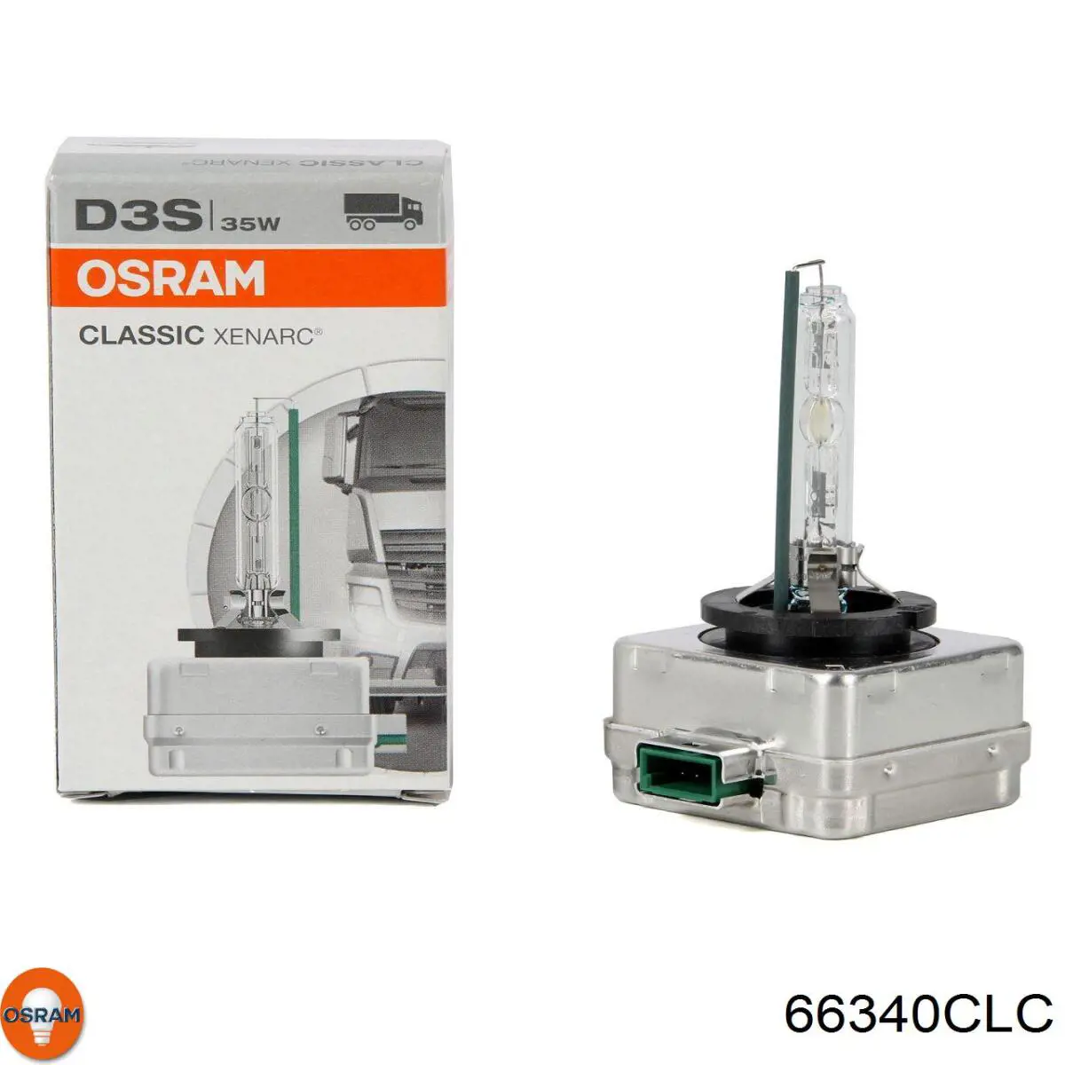 Лампочка ксеноновая 66340CLC Osram