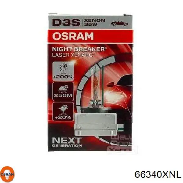 Лампочка ксеноновая 66340XNL Osram