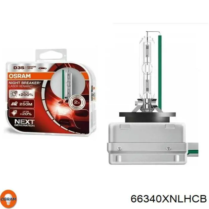 Ксенон Osram 66340XNLHCB ціна, від 46.31 USD