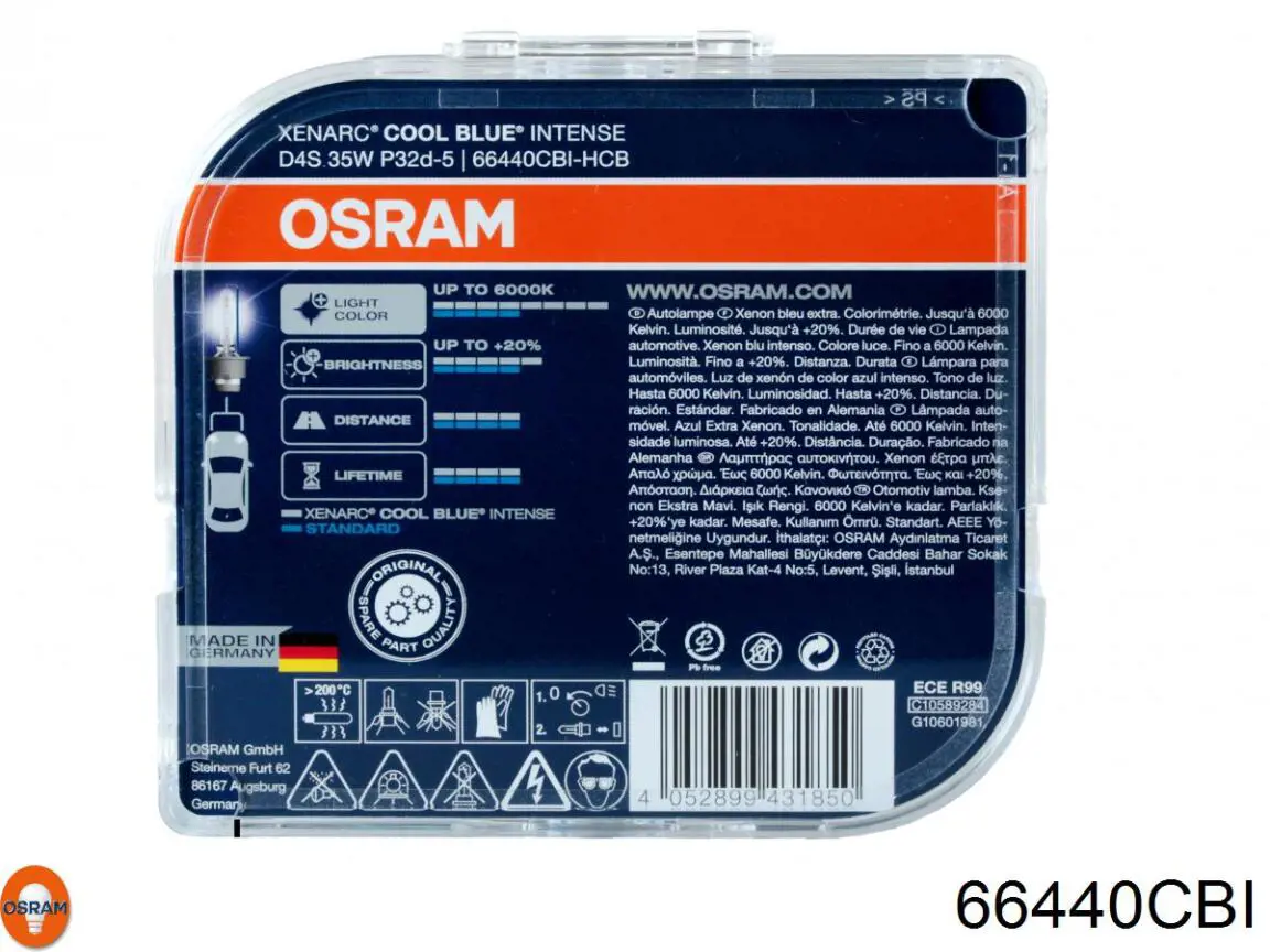 66440CBI Osram Лампочка ксеноновая
