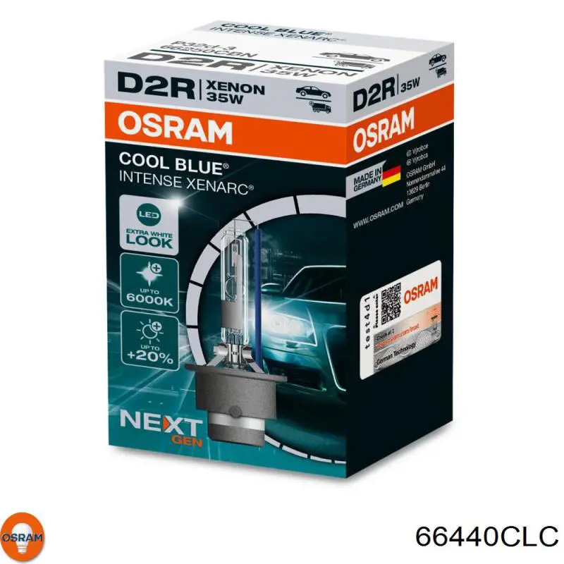66440CLC Osram Лампочка ксеноновая