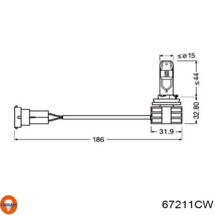 67211CW Osram 
