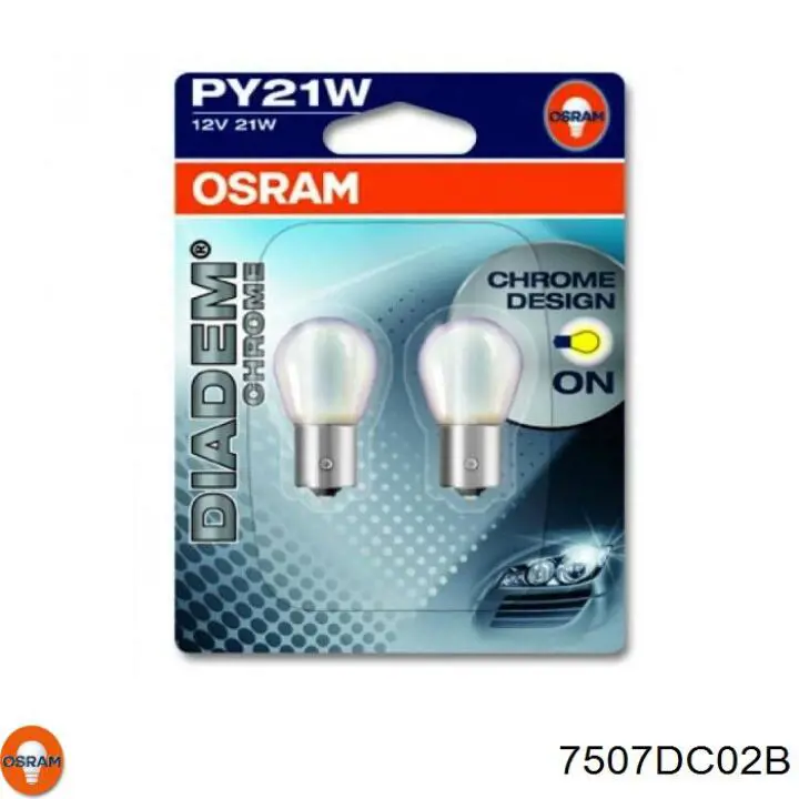 7507DC02B Osram Лампа автомобільна