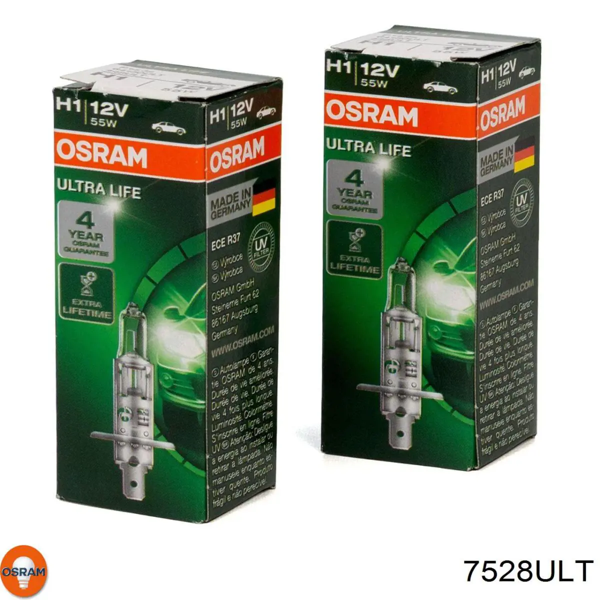 Лампи Osram 7528ULT ціна, від 0.62 USD