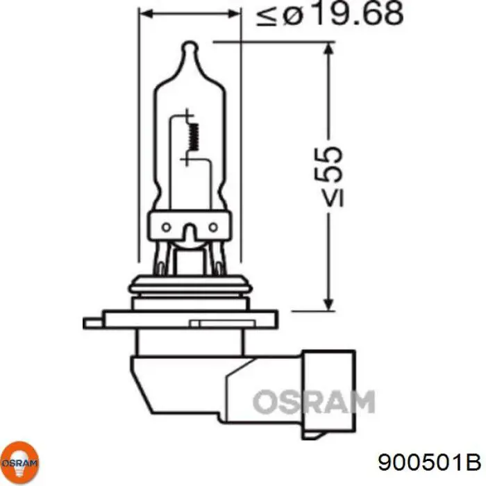 Лампочка галогенна 900501B Osram