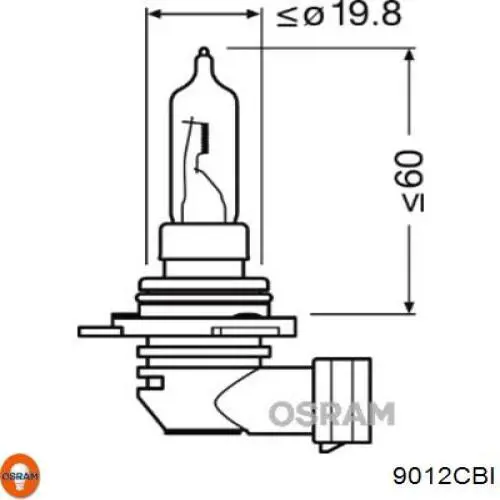 Купити 9012CBN Osram 