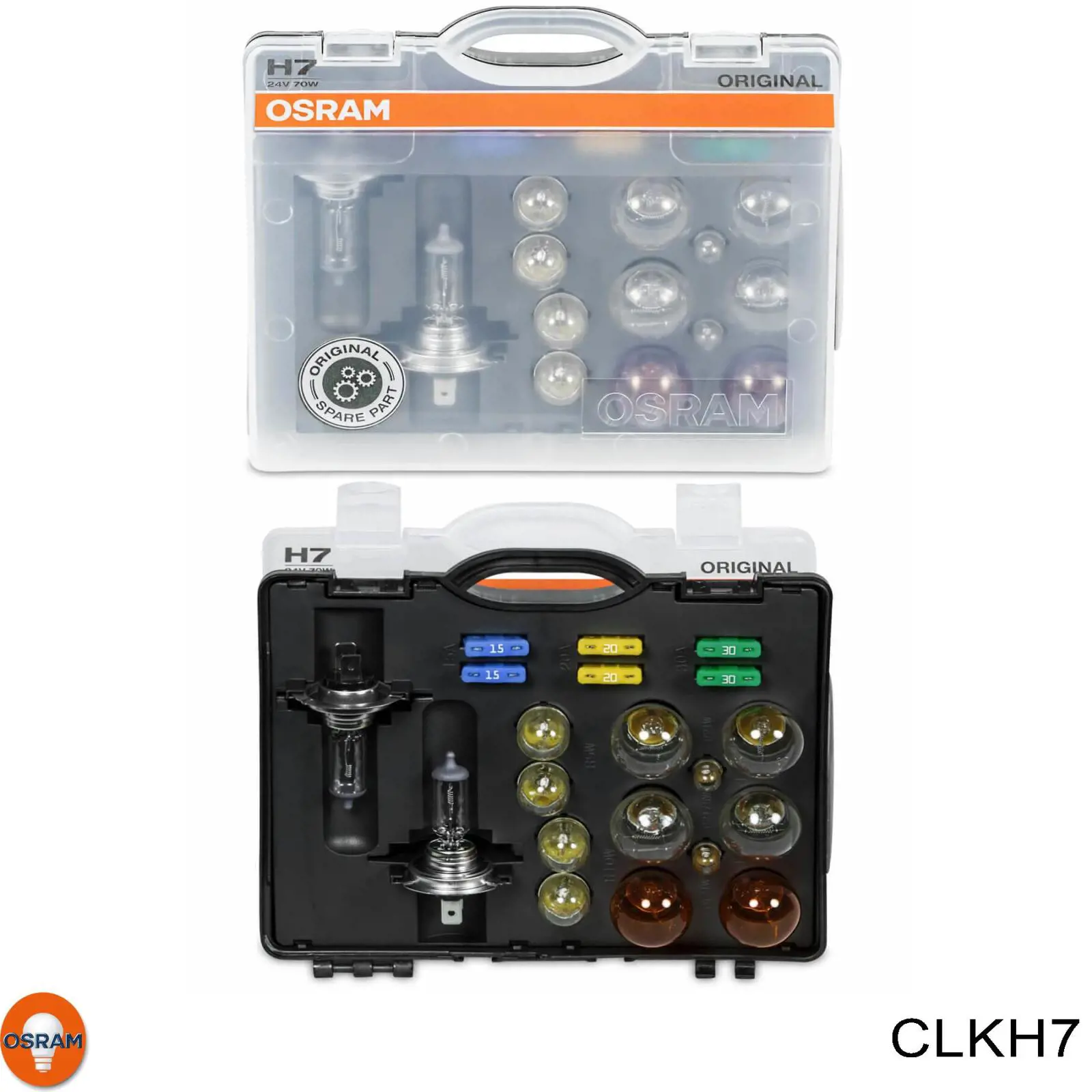 Лампочки фар, комплект на авто Osram CLKH7 ціна, від 12.13 USD