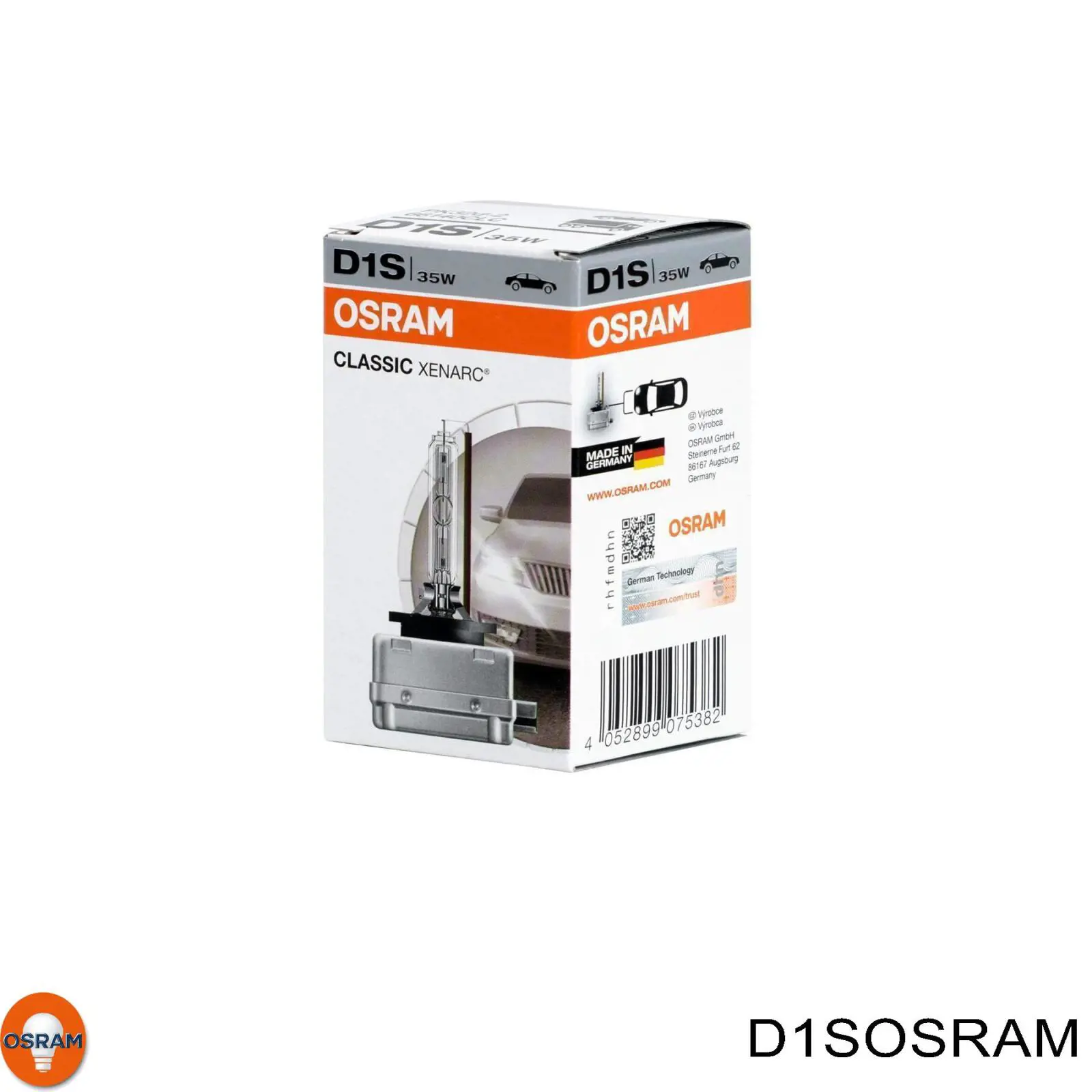 Купити D1SOSRAM Osram Лампочка ксеноновая