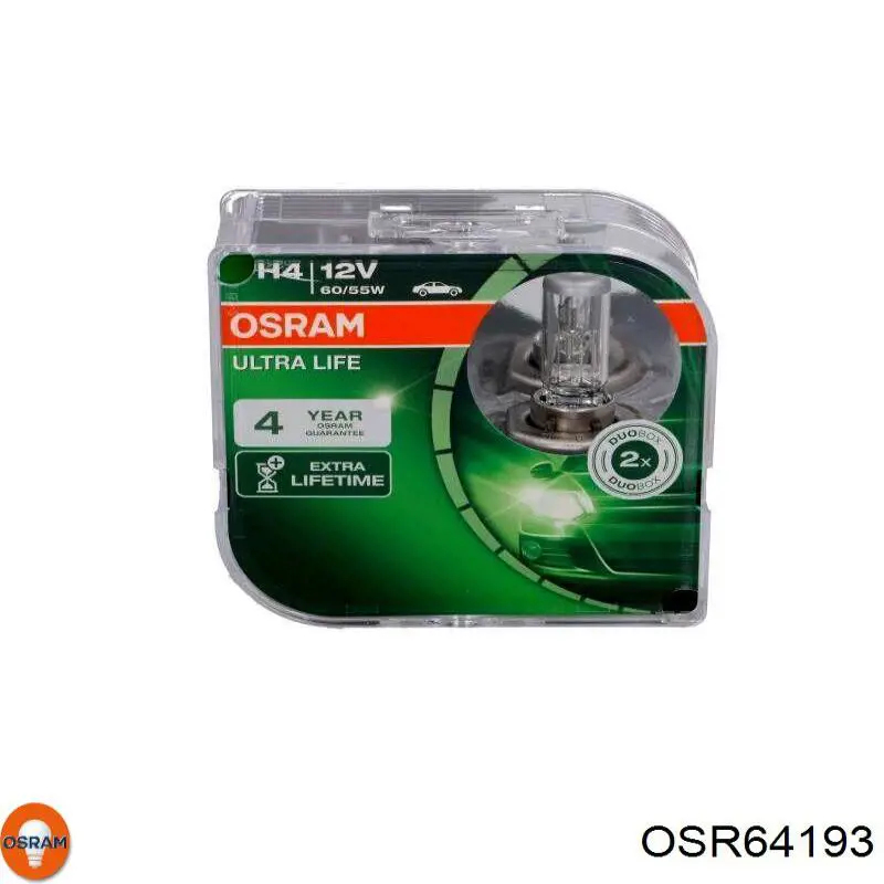 Лампочка галогенна Osram OSR64193 ціна, від 2.24 USD
