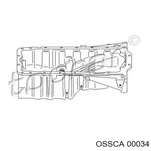 00034 Ossca фланець системи охолодження (трійник)