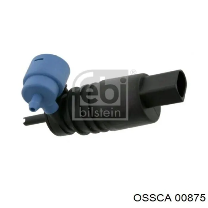 00875 Ossca насос-двигун омивача скла, перед/зад