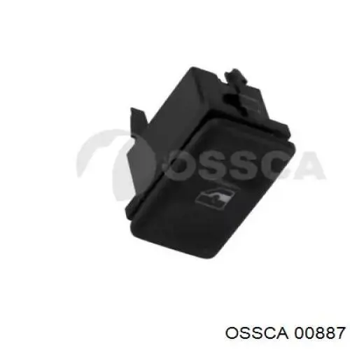 00887 Ossca кнопка вмикання двигуна склопідіймача центральної консолі
