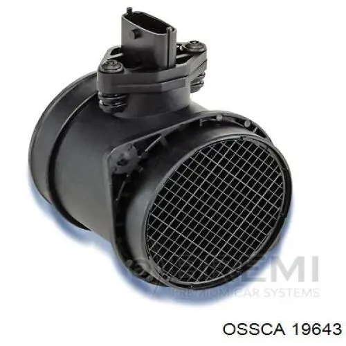 19643 Ossca шланг/патрубок радіатора охолодження, верхній