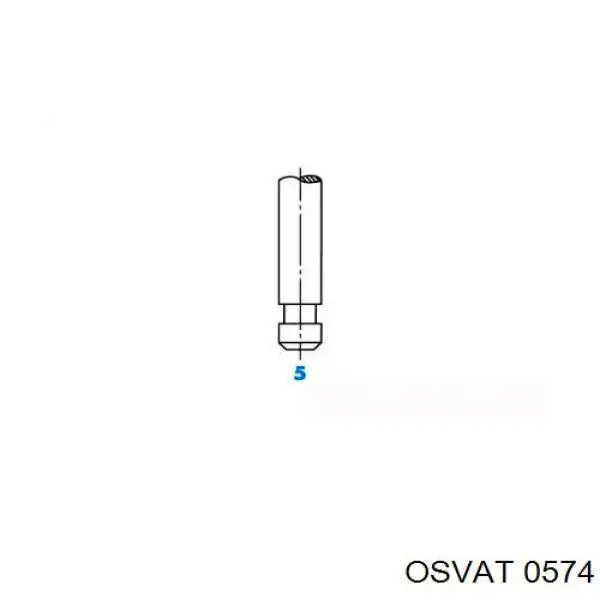 0574 Osvat клапан випускний
