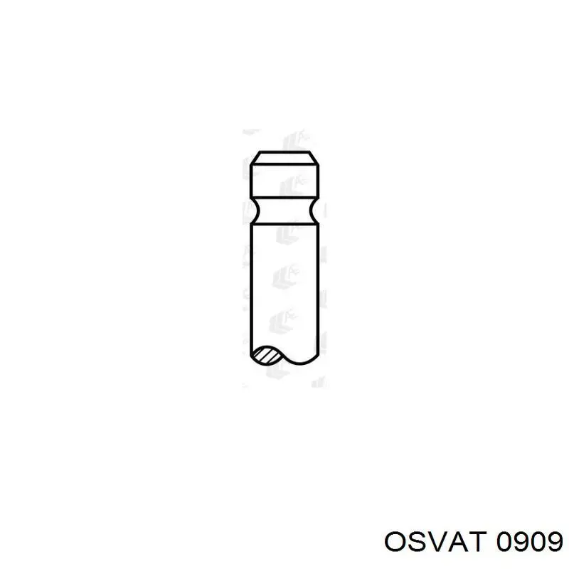 0909 Osvat клапан впускний