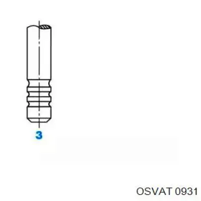 0931EX Osvat клапан випускний