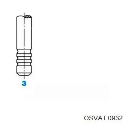 0932IN Osvat клапан впускний