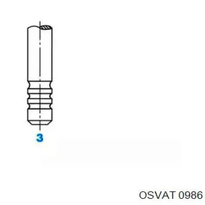 Клапан впускний Osvat 0986 ціна, від 4.65 USD