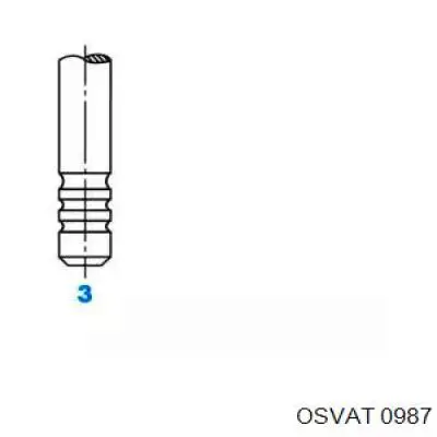 0987 Osvat Випускний клапан двигуна