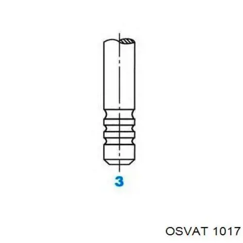 1017 Osvat Клапан впускний