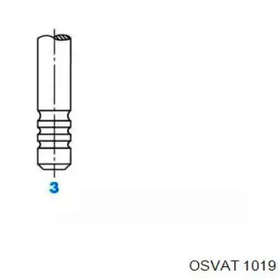 Клапан впускний 1019IN Osvat