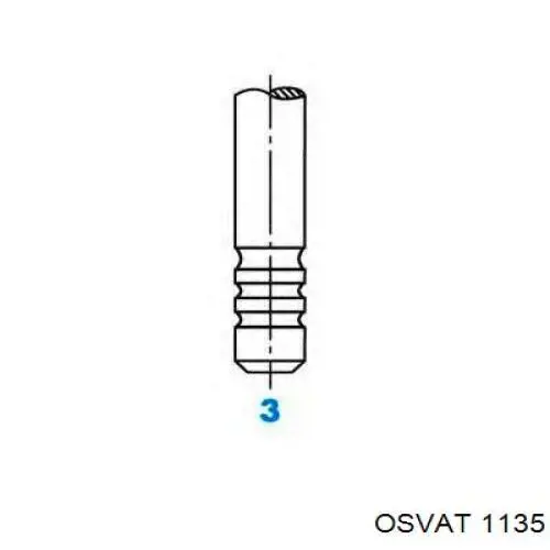 1135 Osvat клапан впускний
