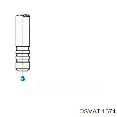 Клапан випускний 4879RCR Freccia