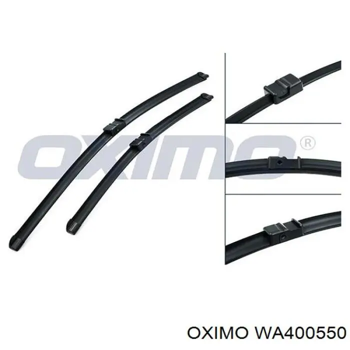 WA400550 Oximo щітка-двірник лобового скла, комплект з 2-х шт.