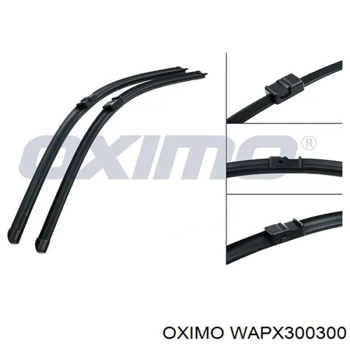 WAPX300300 Oximo щітка-двірник лобового скла, комплект з 2-х шт.