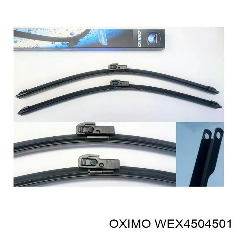 WEX4504501 Oximo щітка-двірник лобового скла, комплект з 2-х шт.