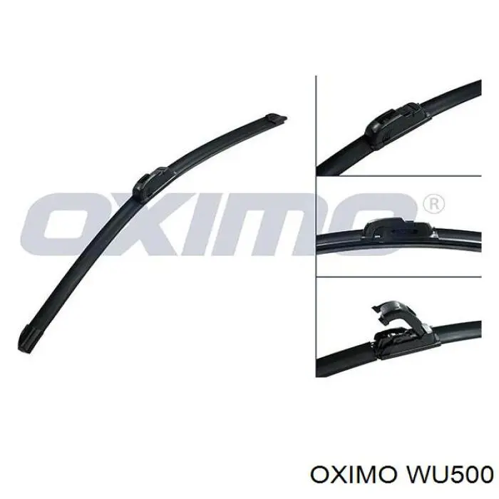 WU500 Oximo щітка-двірник лобового скла, пасажирська