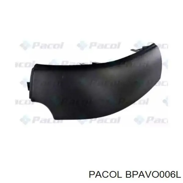 Бампер передній ікло ліве Pacol BPAVO006L ціна, від 7.28 USD