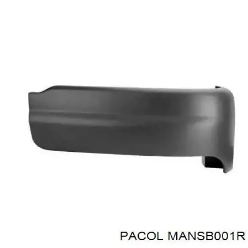 Бампер передній, права частина Pacol MANSB001R ціна, від 14.48 USD