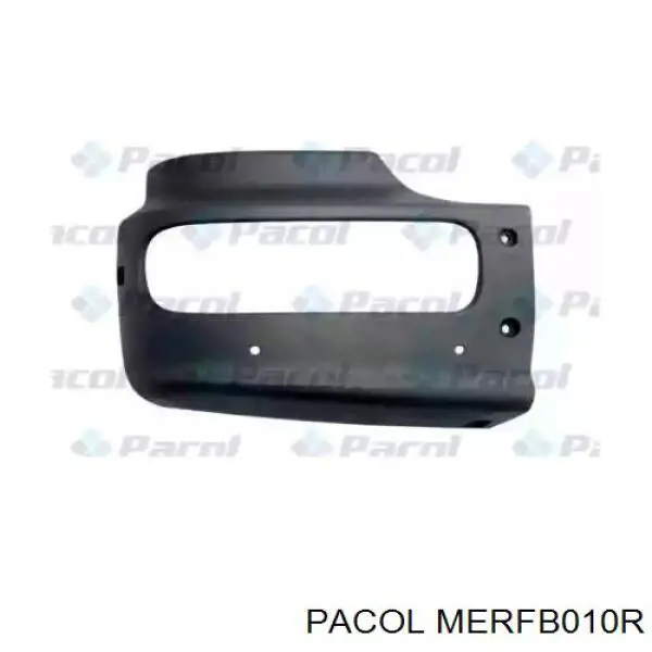 Бампер передній, права частина Pacol MERFB010R ціна, від 40.97 USD