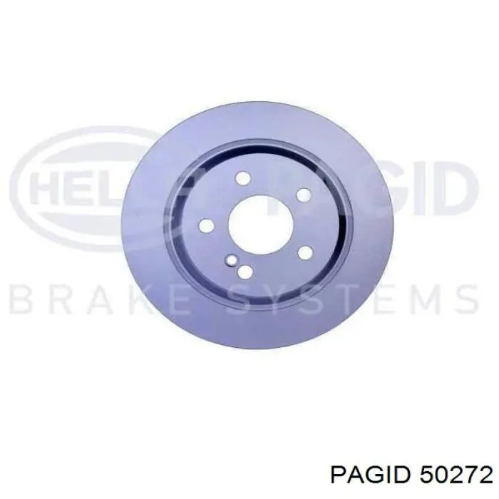 50272 HELLA-PAGID диск гальмівний задній
