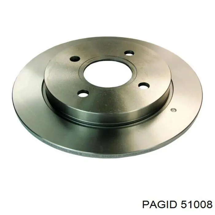 Диск гальмівний задній HELLA-PAGID 51008