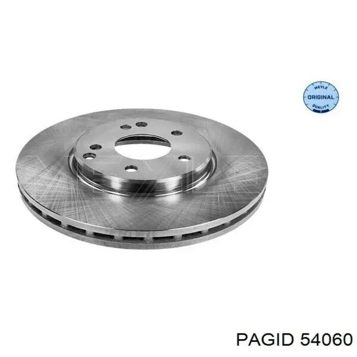 Диск переднього гальма HELLA-PAGID 54060 ціна, від 44.71 USD