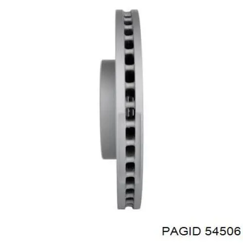Гальмівні диски передні 54506 HELLA-PAGID