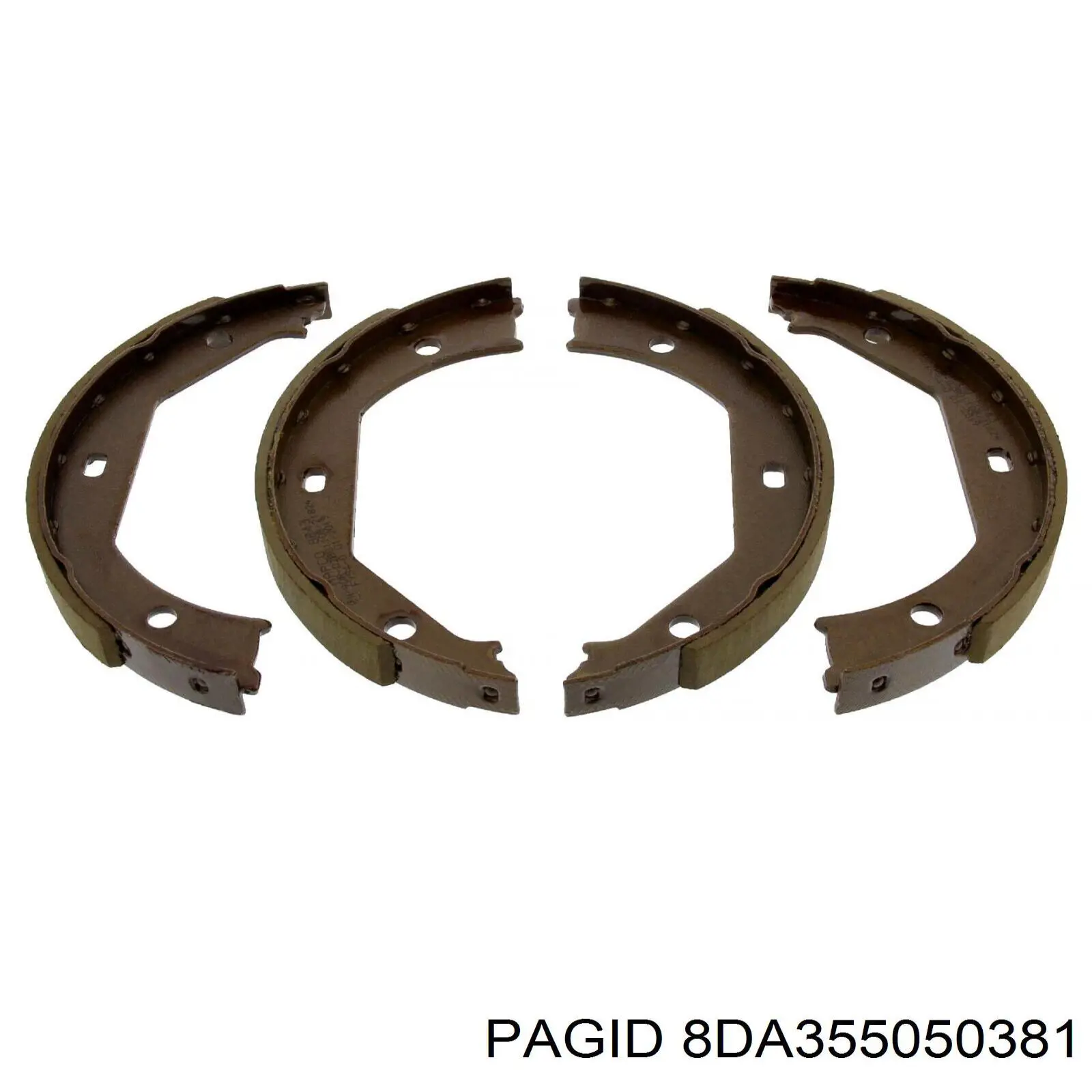 Купити 8DA355050381 HELLA-PAGID Гальмівні колодки гальма стоянки