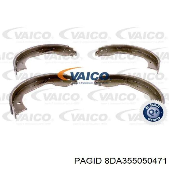 Колодки ручника 8DA355050471 HELLA-PAGID
