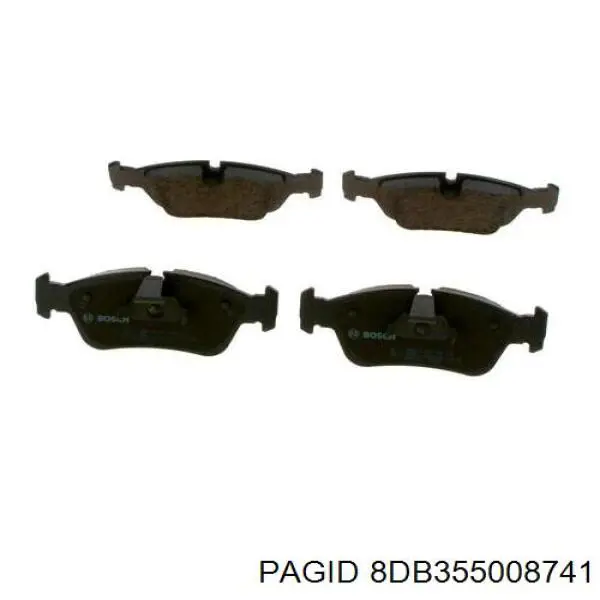 Гальмівні колодки HELLA-PAGID 8DB355008741 ціна, від 23.12 USD