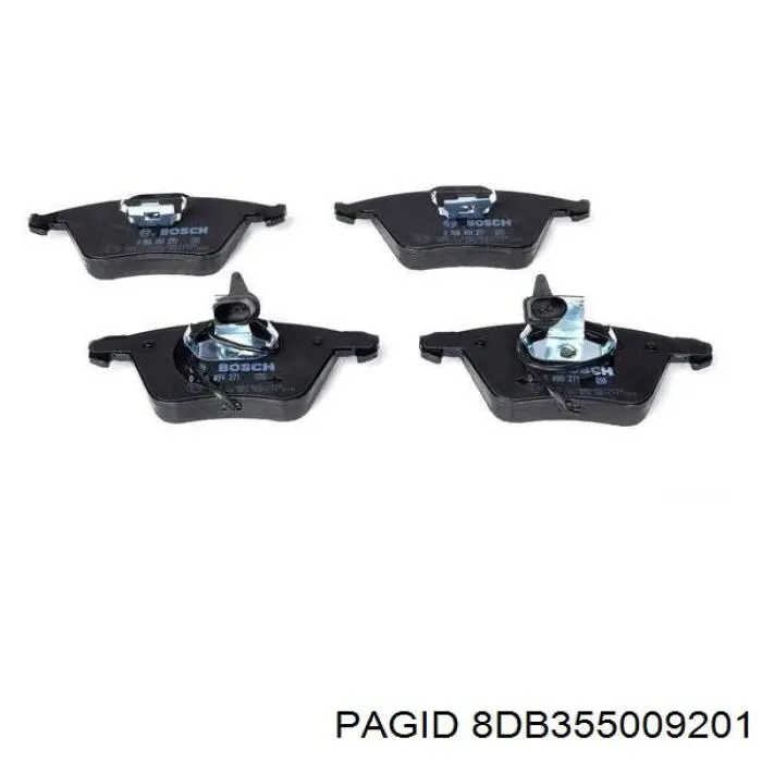 Тормозні колодки HELLA-PAGID 8DB355009201