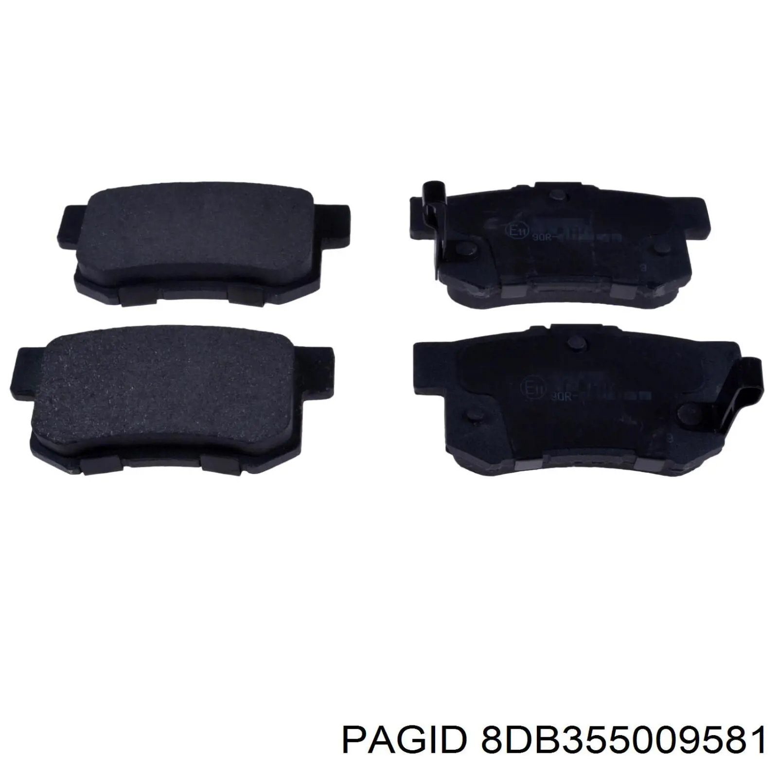 Задні гальмівні колодки HELLA-PAGID 8DB355009581 ціна, від 16.76 USD