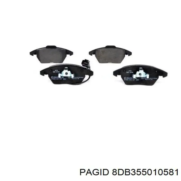Гальмівні колодки HELLA-PAGID 8DB355010581 ціна, від 29.19 USD