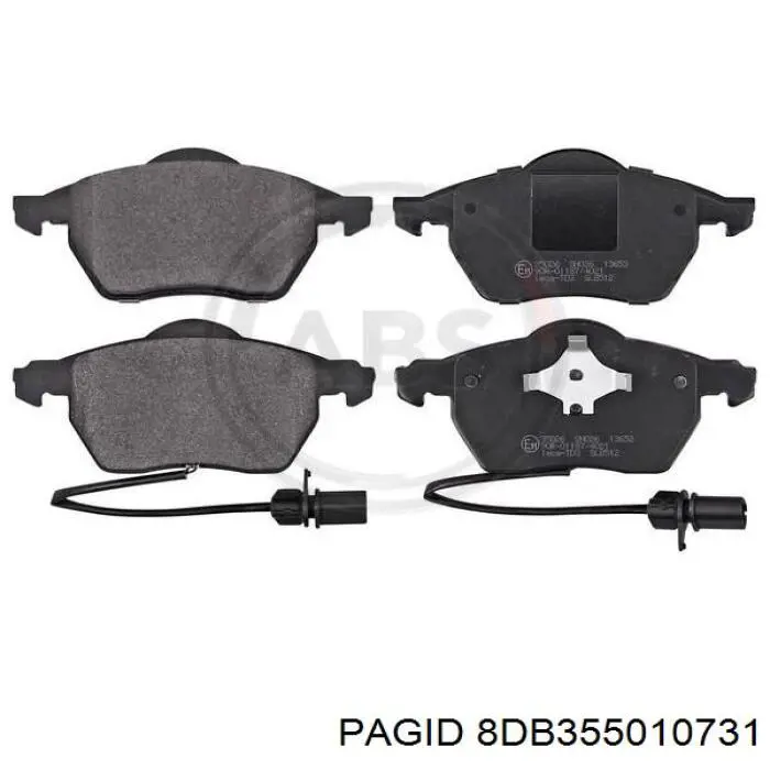 Гальмівні колодки HELLA-PAGID 8DB355010731 ціна, від 24.54 USD