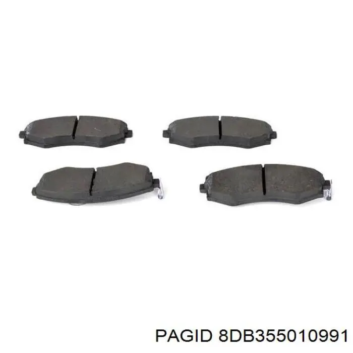 Тормозні колодки HELLA-PAGID 8DB355010991
