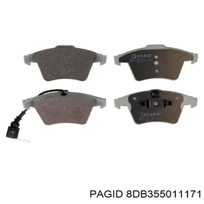 Гальмівні колодки HELLA-PAGID 8DB355011171 ціна, від 32.43 USD