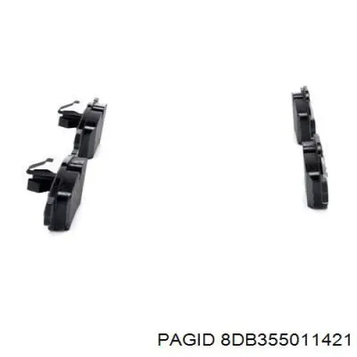 Задні гальмівні колодки HELLA-PAGID 8DB355011421 ціна, від 56.94 USD